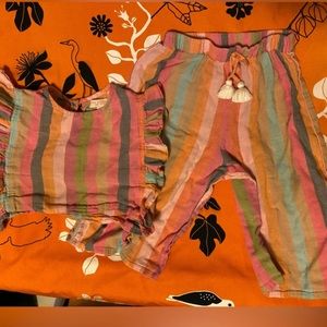 ISO Pink Chicken Striped Outfit